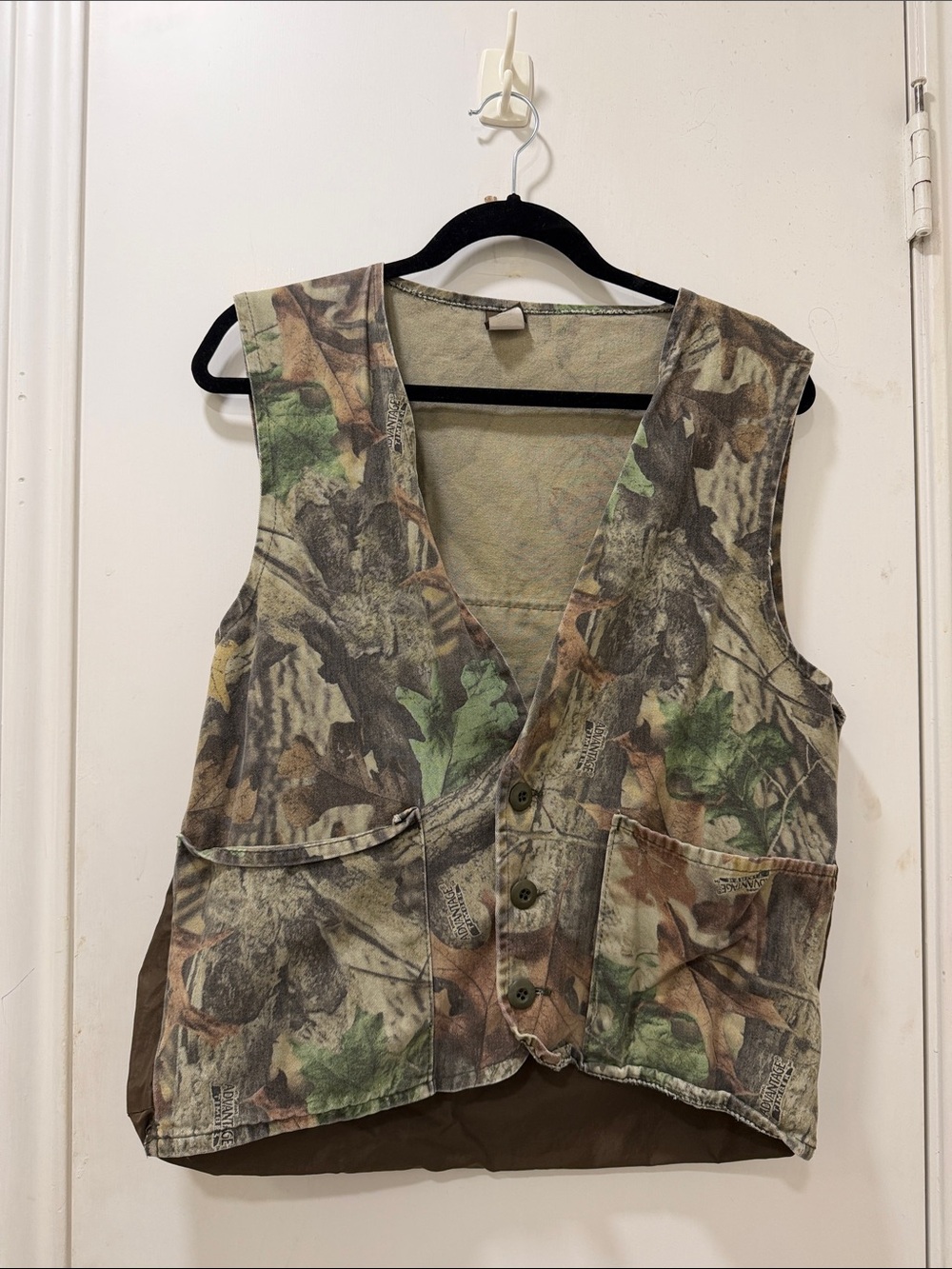 Camo Print Kids Vest - Green/Brown